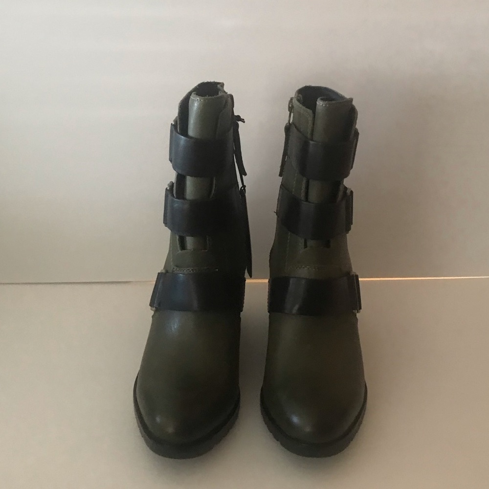 Sorel After Hours Nori Wedge Green/Black 8 - Picture 6 of 10